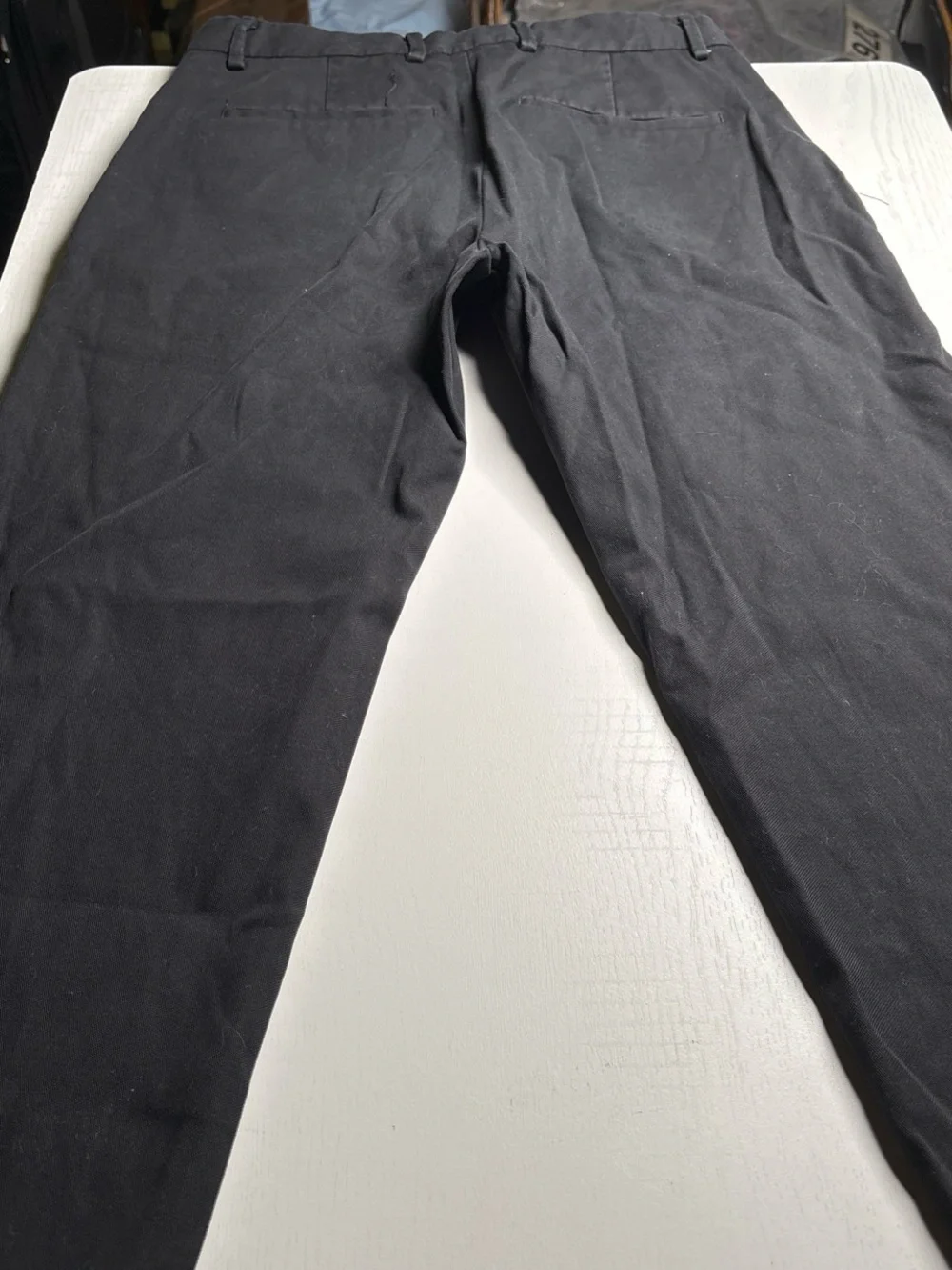 Zara Men's Black Chinos - Slim Straight